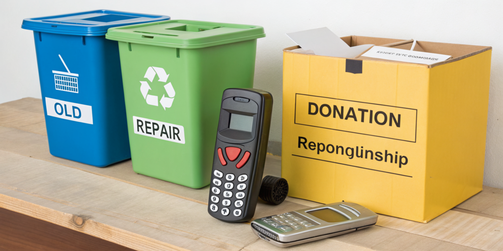 Responsible disposal options — how to dispose of an old mobile phone